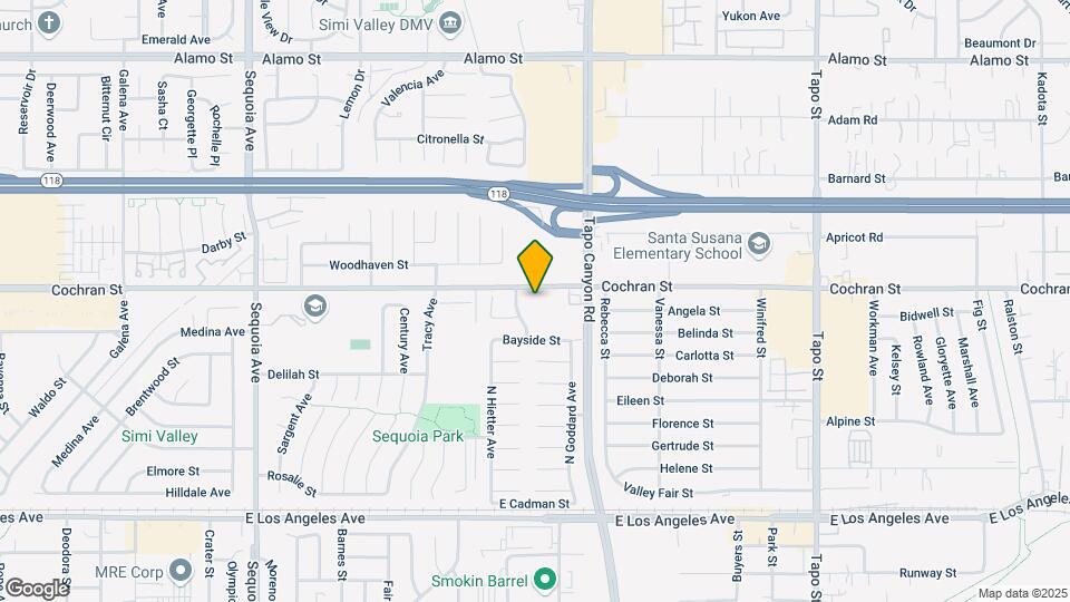3910 Cochran St Map and Location Details