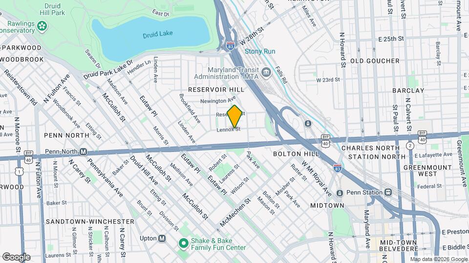 737 Lennox St Map and Location Details