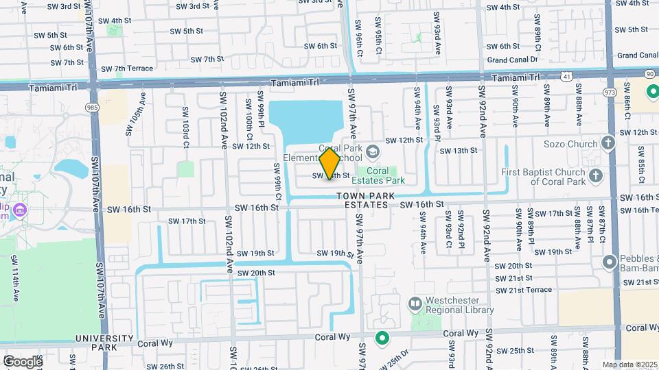 9765 SW 15th St Map and Location Details