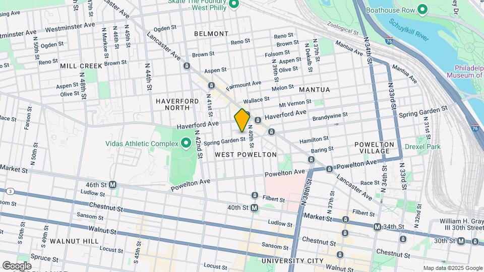 4019 Spring Garden St Map and Location Details