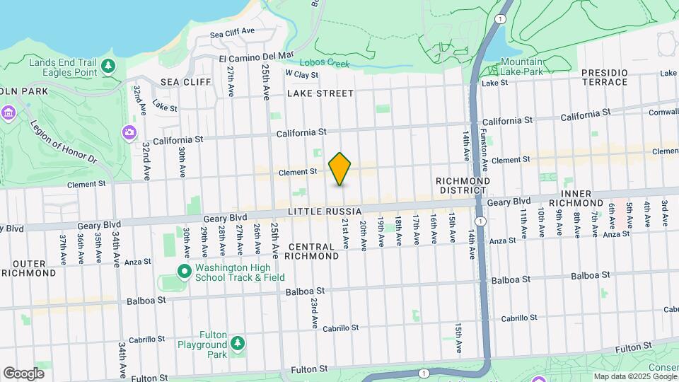 351 21st Ave Map and Location Details