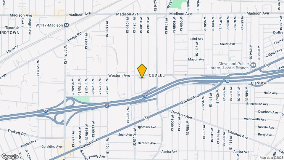 3035 W 104th St Map and Location Details