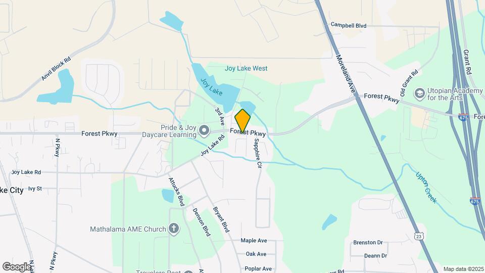 5319 Creekview Way Map and Location Details