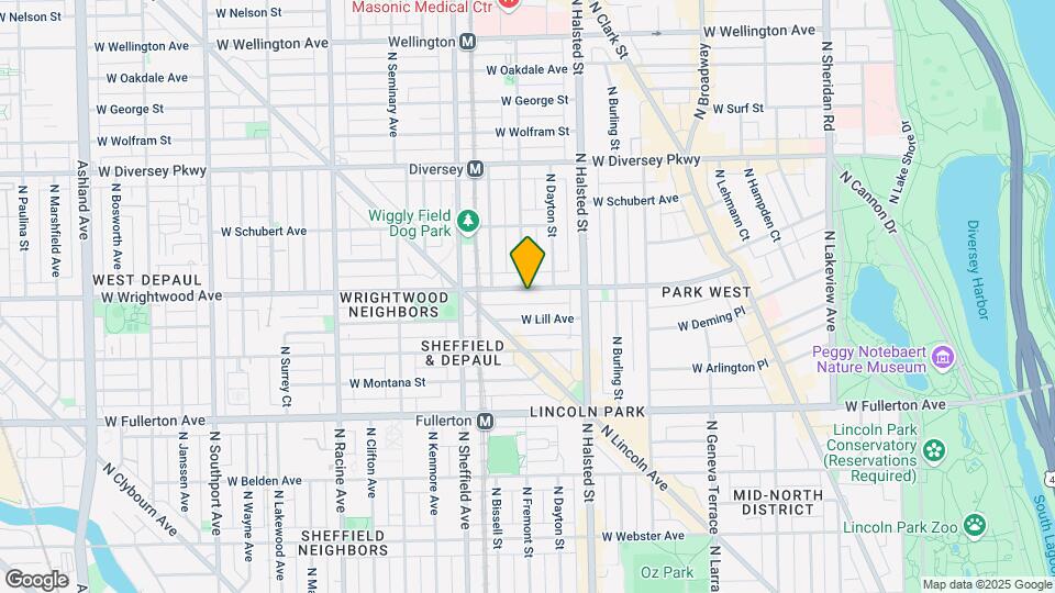 857 W Wrightwood Ave, Unit 3 Mapa y Detalles de la Ubicación