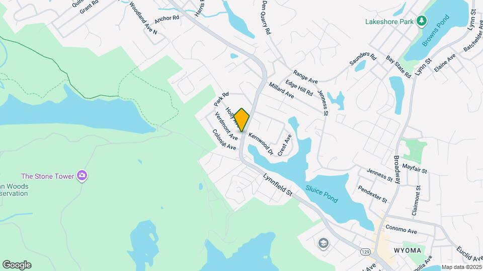 232 Lynnfield St Map and Location Details