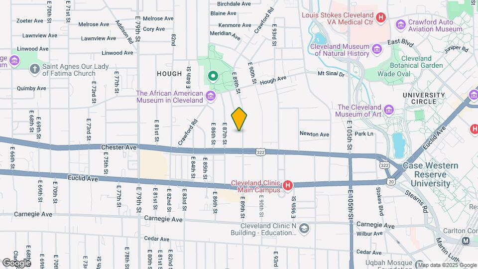 1856 E 89th St Mapa y Detalles de la Ubicación