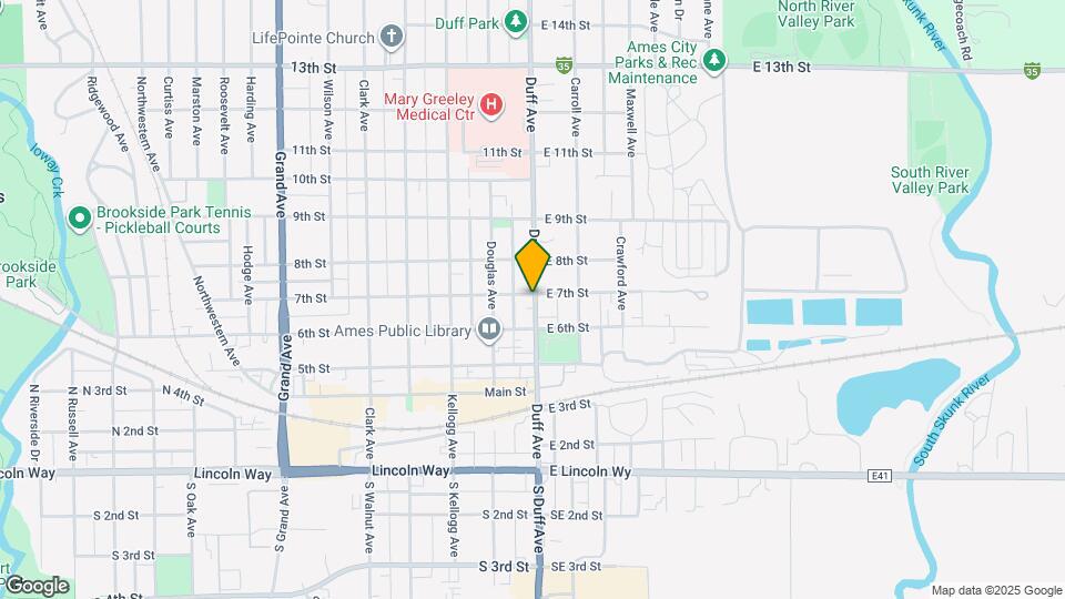 619 Duff Ave Map and Location Details