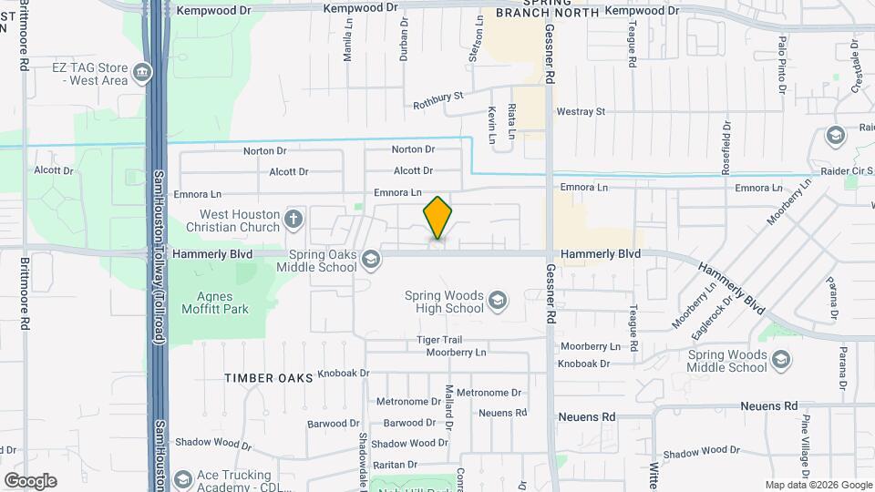 10492 Hammerly Blvd Map and Location Details