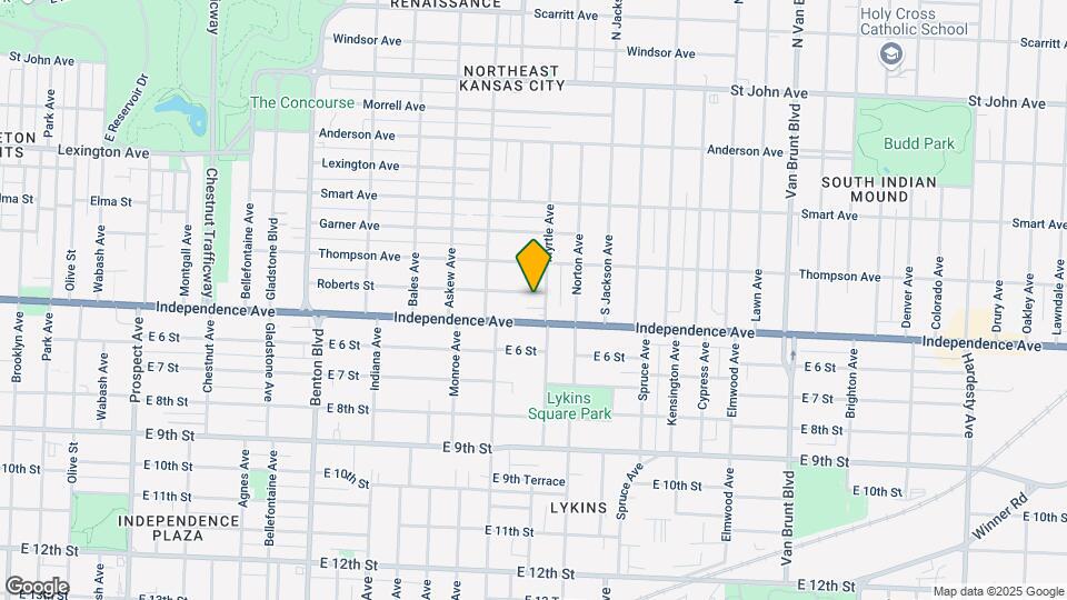 3841 Roberts St Map and Location Details