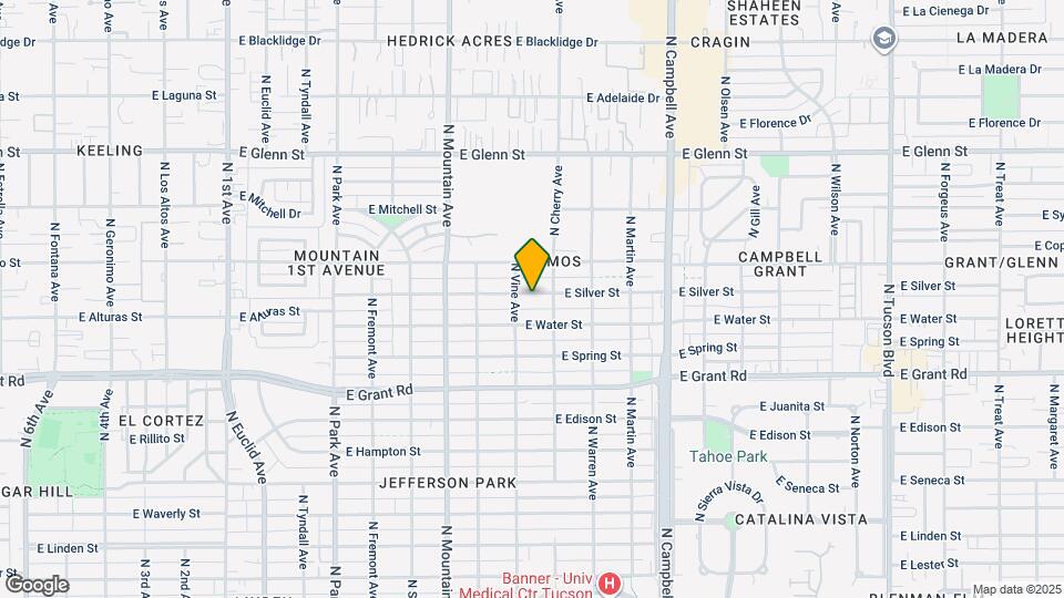 1520 E Silver St Map and Location Details