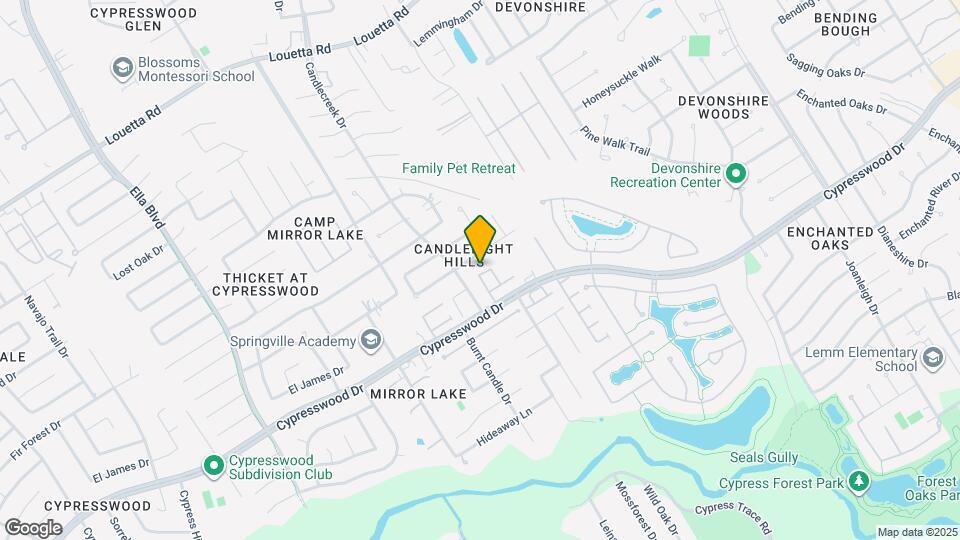 2906 Crescent Bend Rd Map and Location Details