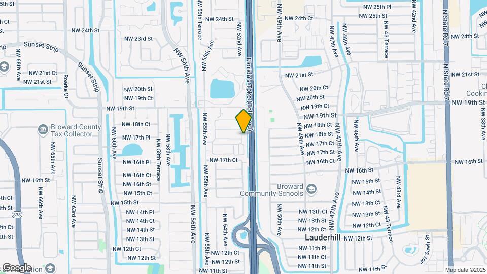 1800 NW 52nd Ave Map and Location Details
