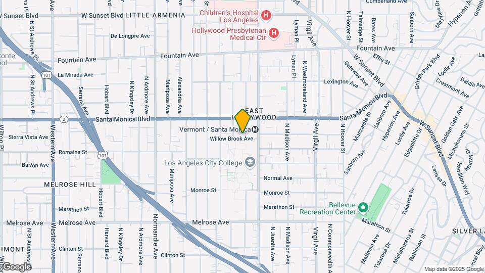 1003 N New Hampshire Ave Map and Location Details