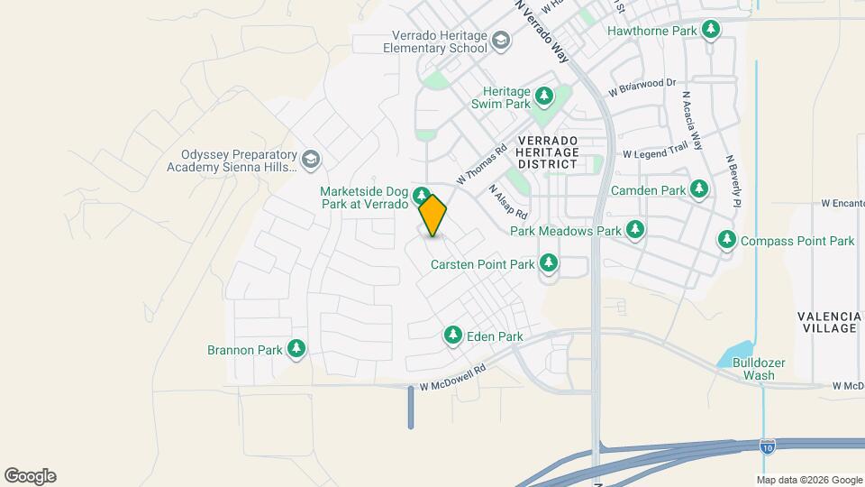 2109 N 209th Ln Map and Location Details