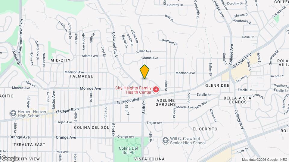 4533 54th St Map and Location Details