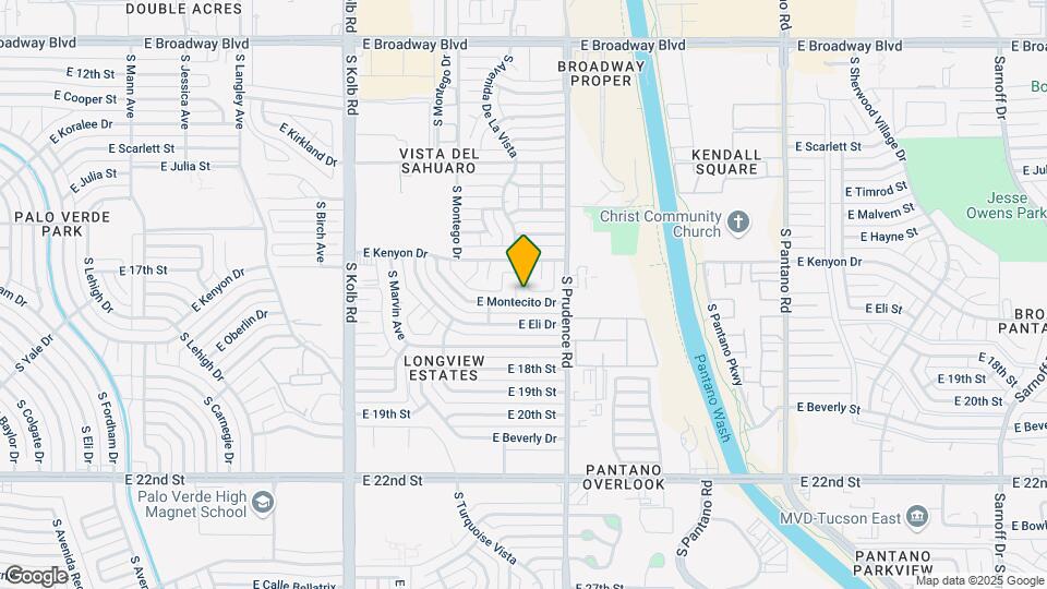 7411 E Montecito Dr Map and Location Details