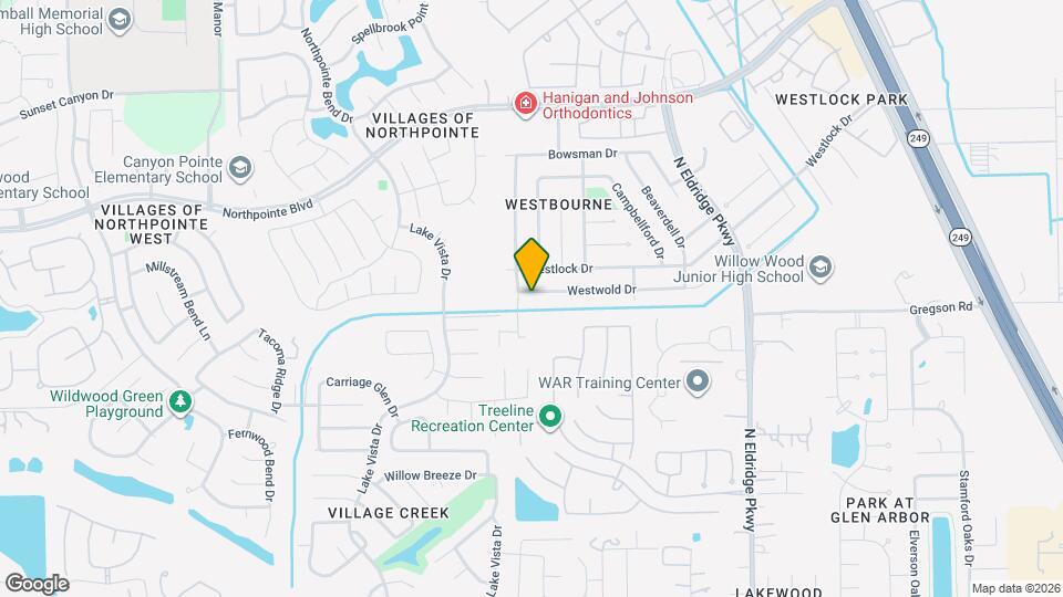 12431 Westwold Dr Map and Location Details