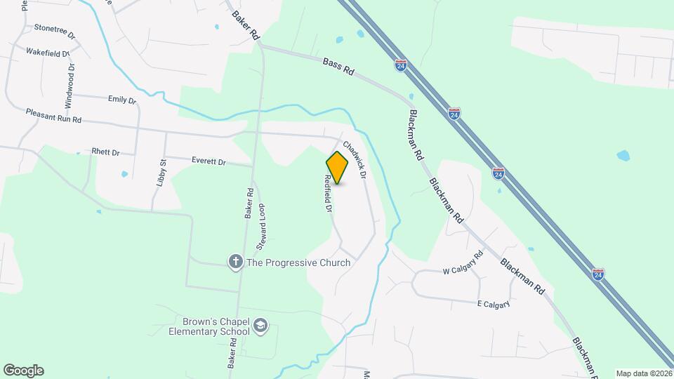 5220 Redfield Dr Map and Location Details