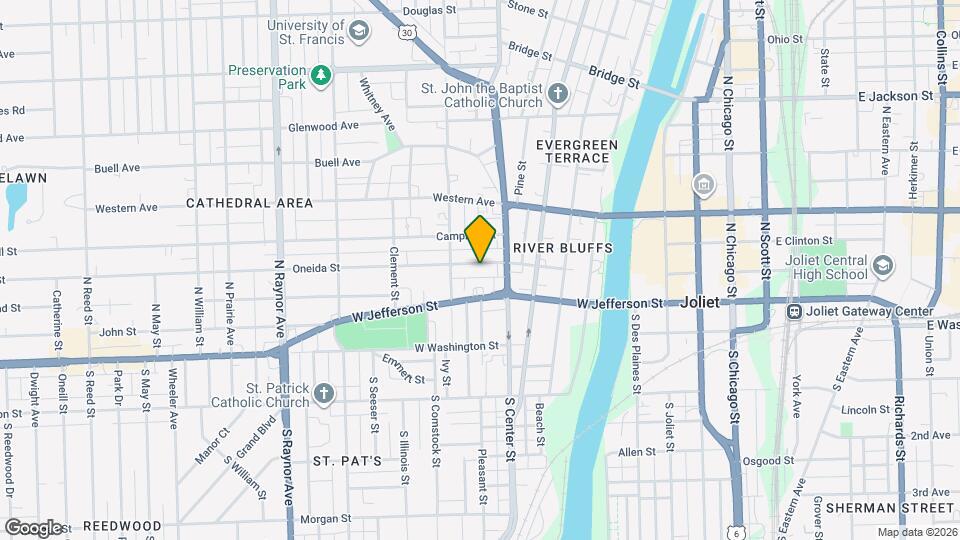 412 Oneida St Mapa y Detalles de la Ubicación