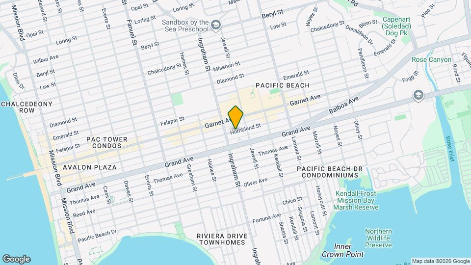 1631 Hornblend St Map and Location Details