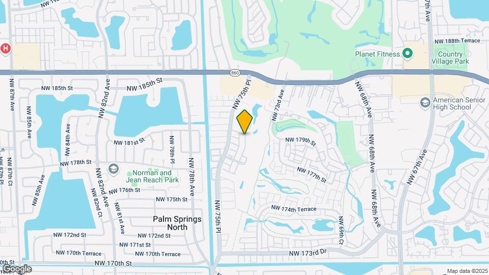 18092 NW 74th Ct Map and Location Details