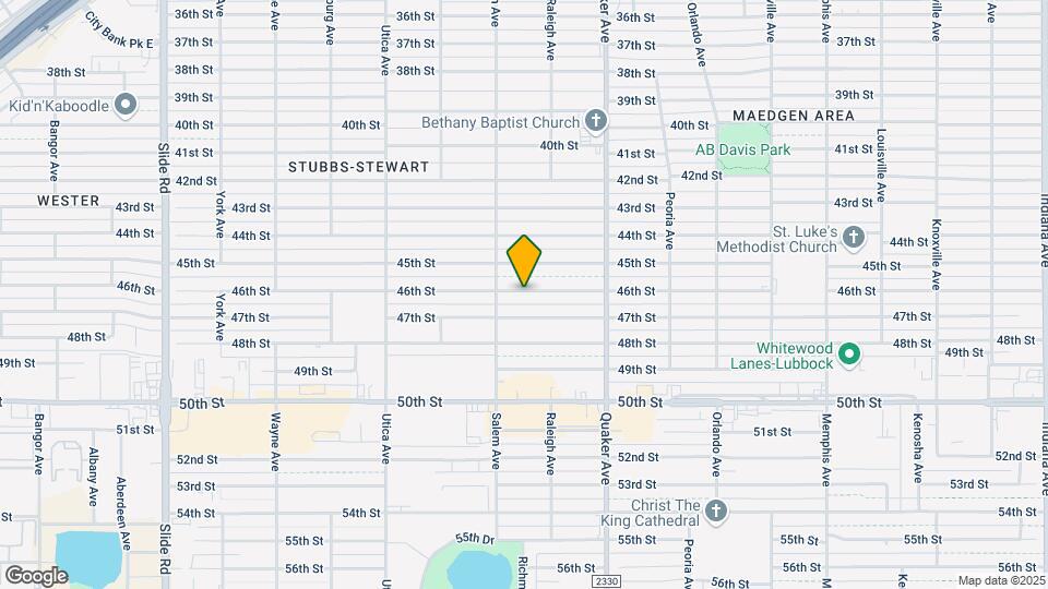 4509 46th St Map and Location Details