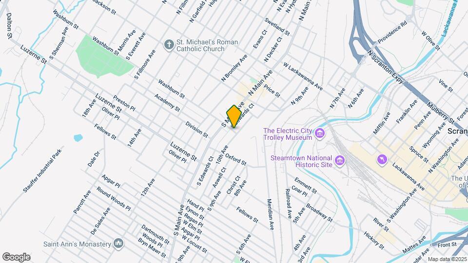 1009 Washburn St Map and Location Details