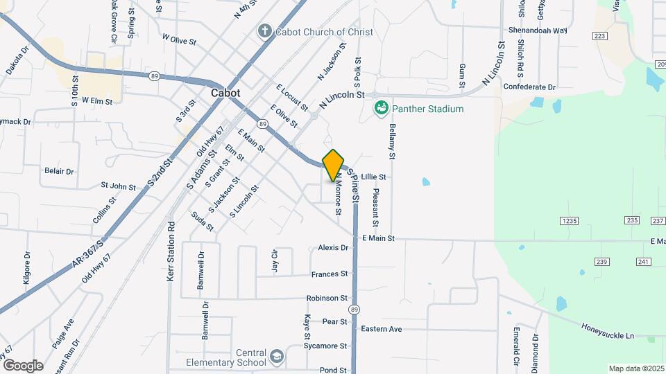 210 N Monroe St Map and Location Details