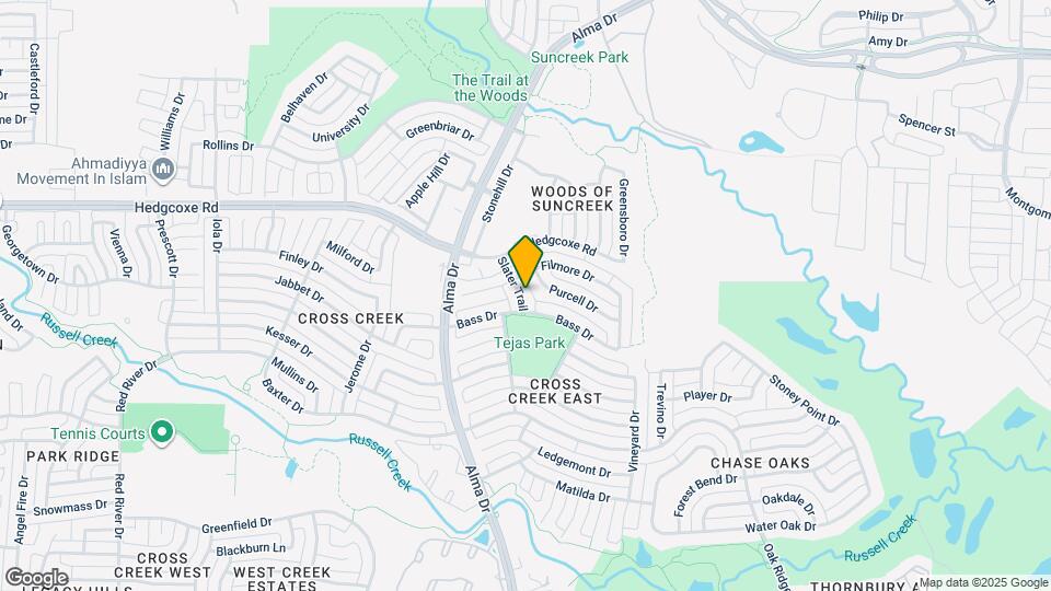 7808 Slater Trail Map and Location Details
