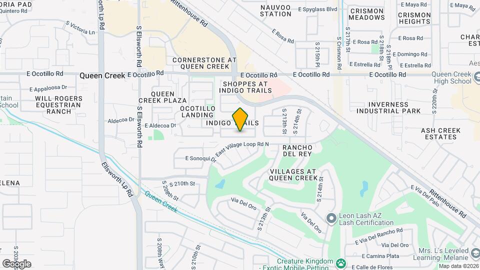 21160 E Avenida Del Valle Map and Location Details