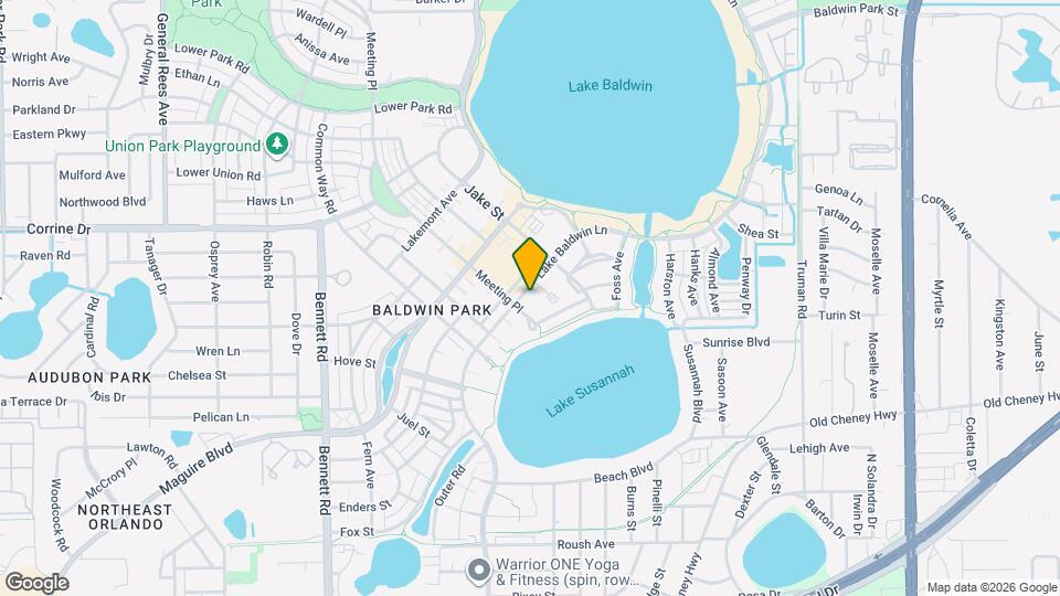 1451 Lake Baldwin Ln Map and Location Details