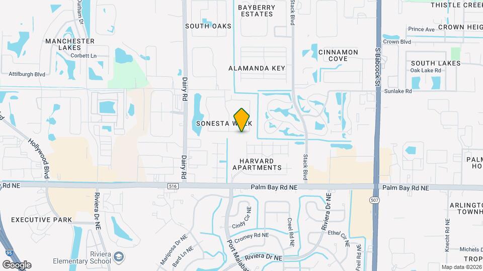 970 Luminary Cir Map and Location Details