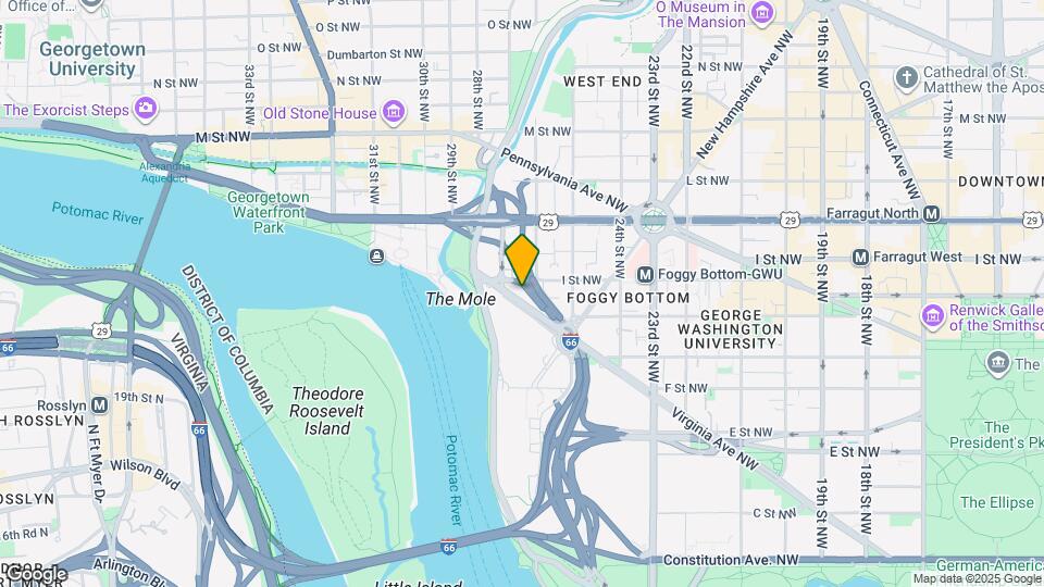 2601 Virginia Ave NW Map and Location Details