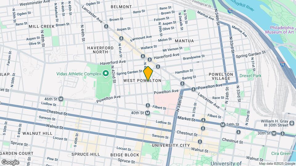 339 N 40th St Map and Location Details