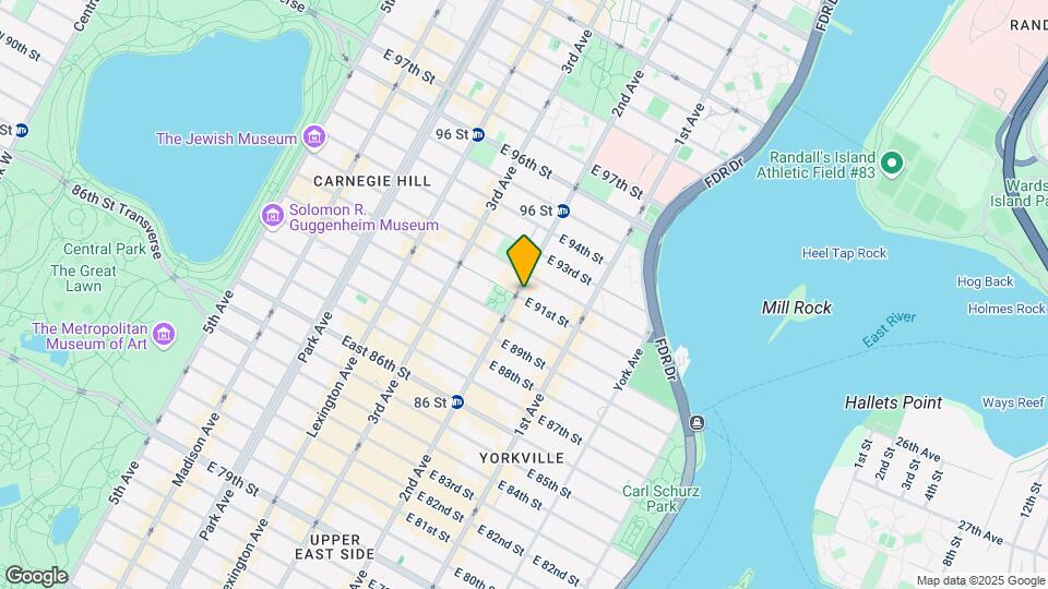 1748 Second Ave Mapa y Detalles de la Ubicación