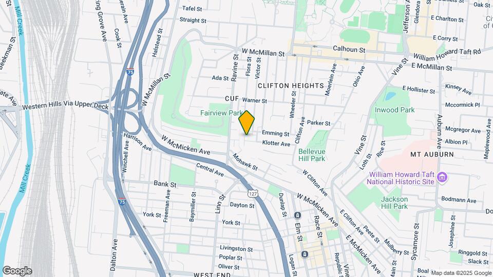 316 Klotter Ave Mapa y Detalles de la Ubicación