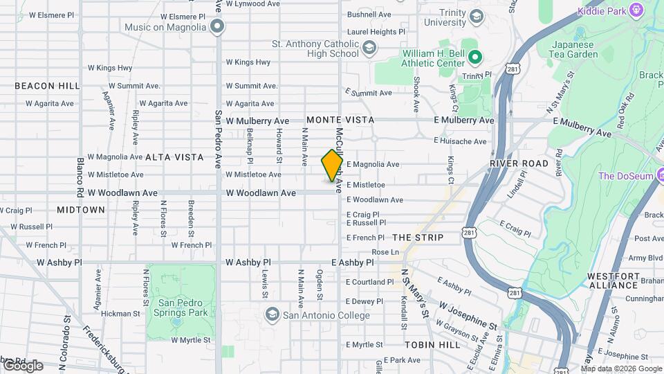 141 E Woodlawn Ave Map and Location Details