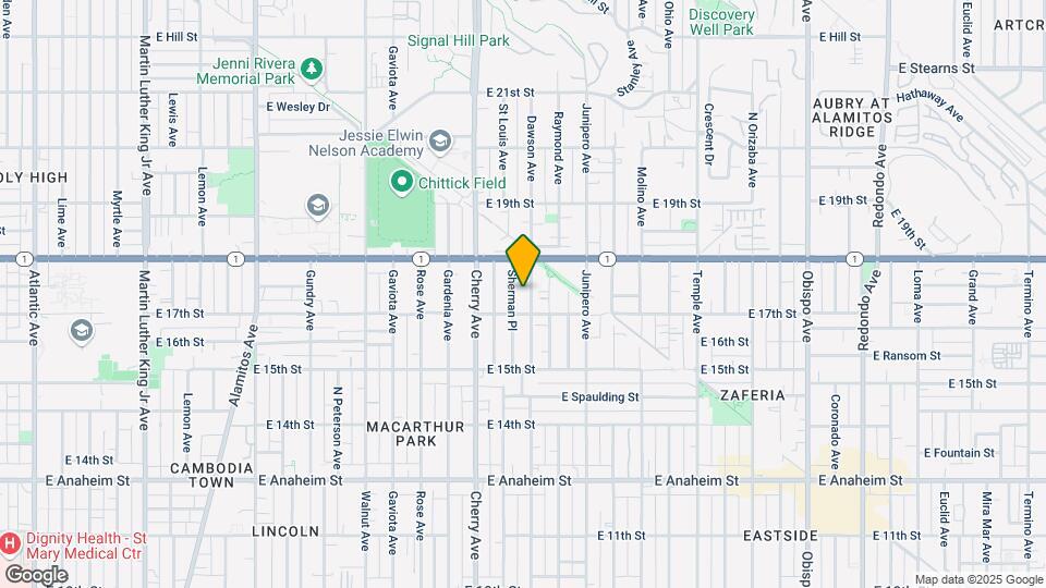 1736 Sherman Pl Mapa y Detalles de la Ubicación