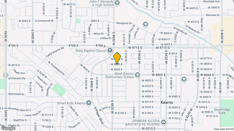 4785 W 4805 S Map and Location Details