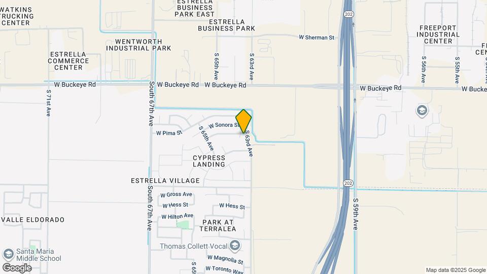 1611 S 63rd Dr Map and Location Details