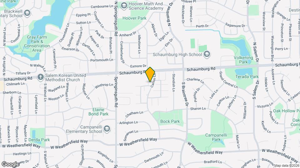 1406 Tonset Ln Map and Location Details