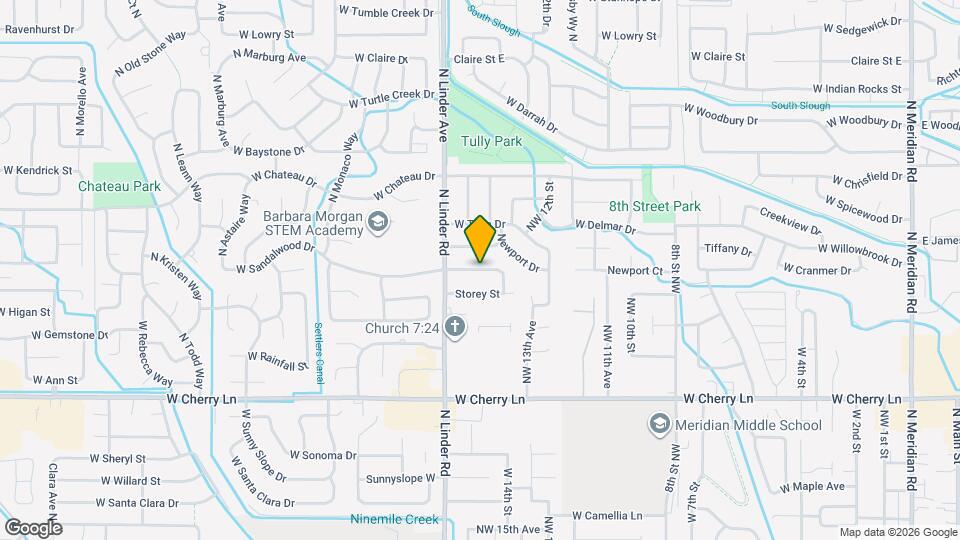 1468 W Sandalwood Dr Map and Location Details