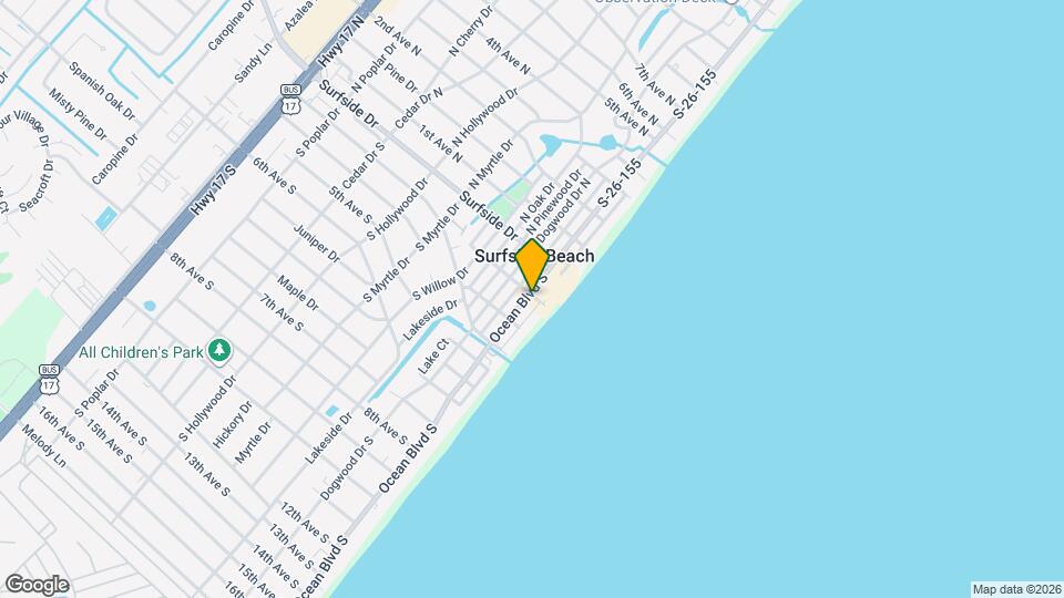 113 S Ocean Blvd, Unit 202 Map and Location Details