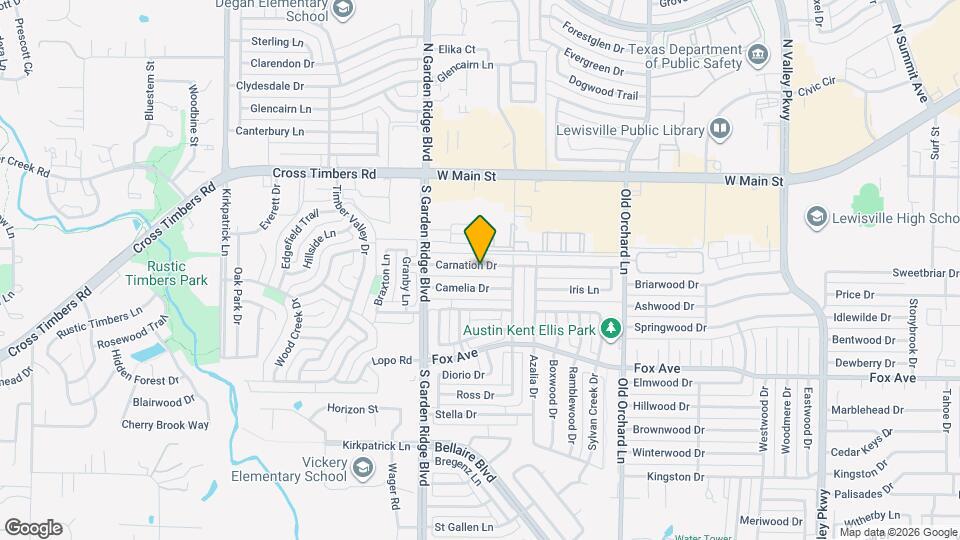 1514 Carnation Dr Mapa y Detalles de la Ubicación