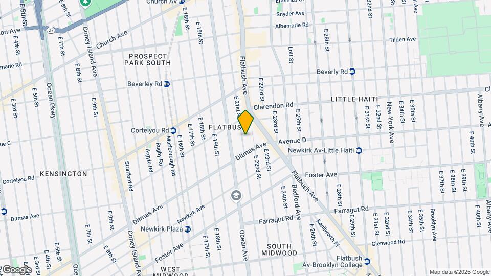 543-549 E 21st St Mapa y Detalles de la Ubicación