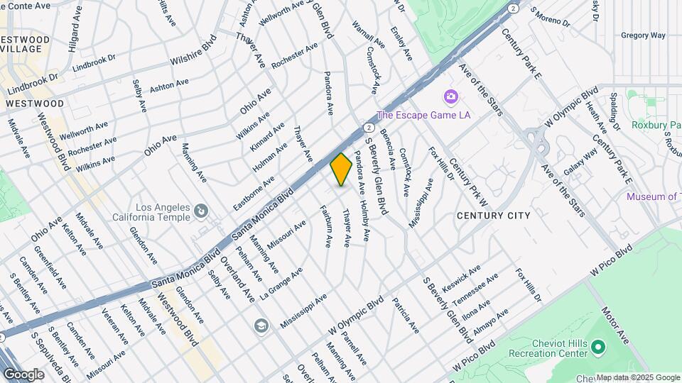 1850 Thayer Ave Mapa y Detalles de la Ubicación