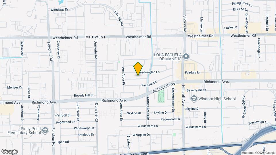 7902 Meadowcroft Dr Map and Location Details