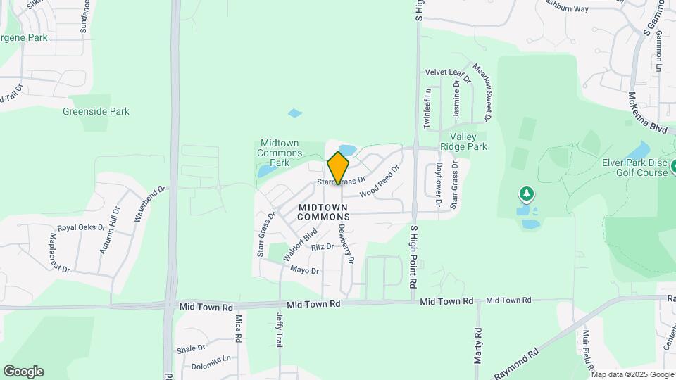 1406 Dewberry Dr Map and Location Details