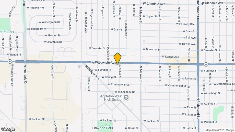 1213 N Gillett St, Unit 1213 Map and Location Details