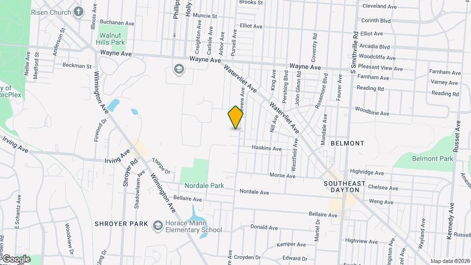 2401 Revere Ave Map and Location Details